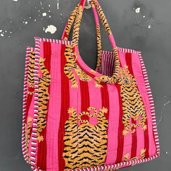 Fierce Threads Quilted Tote Bag