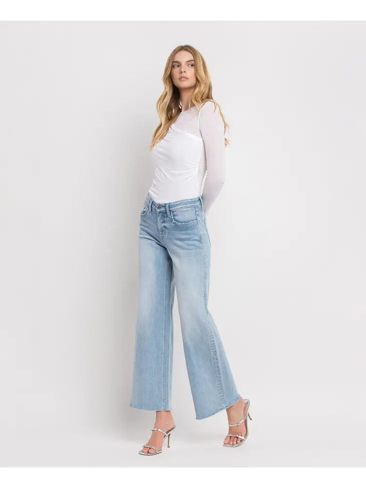 Stevie High Rise Wide Leg Jeans