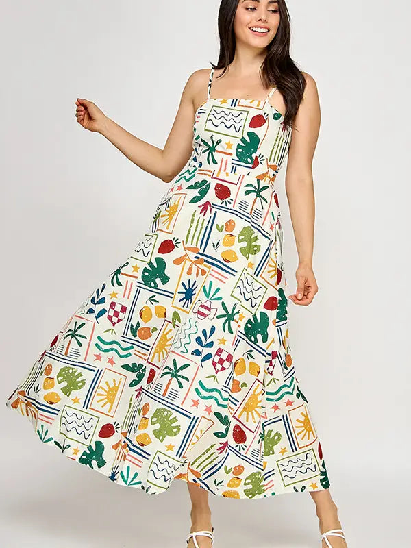 The Mosaic Midi Dress