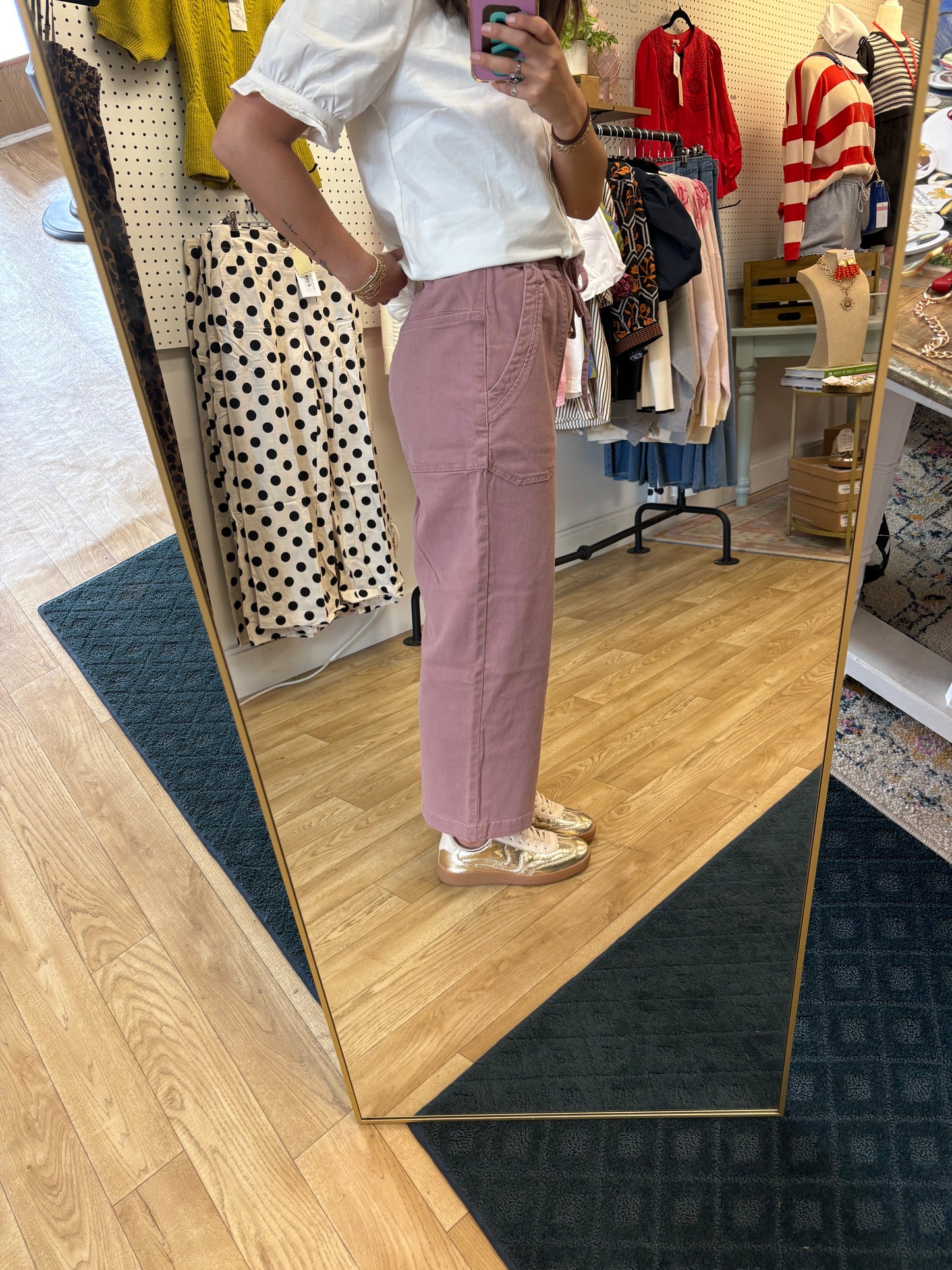 Drew Washed Stretch Twill Pants