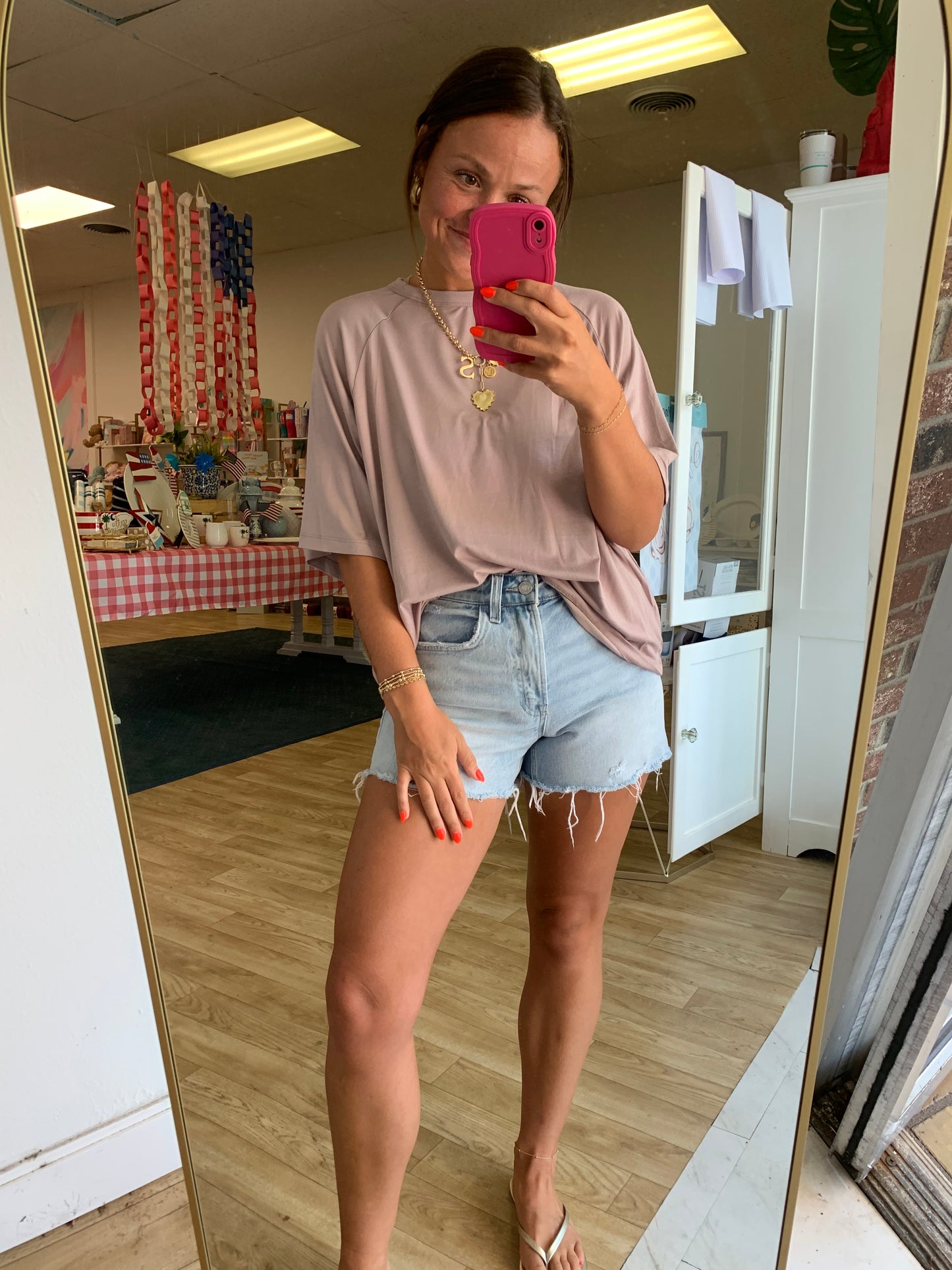 A Boxy Fit Drop Shoulder Top