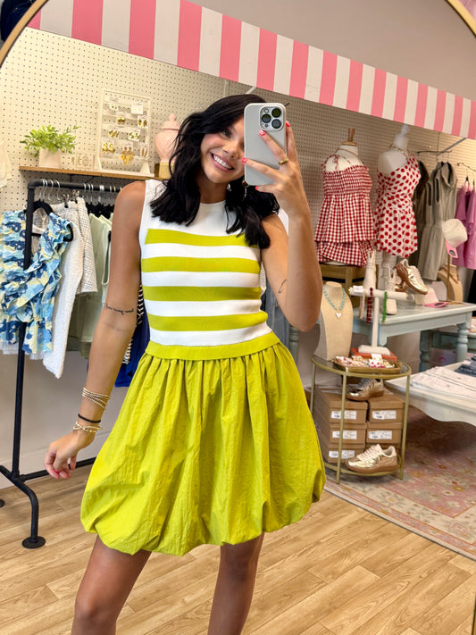 Bubble Trouble Mini Dress