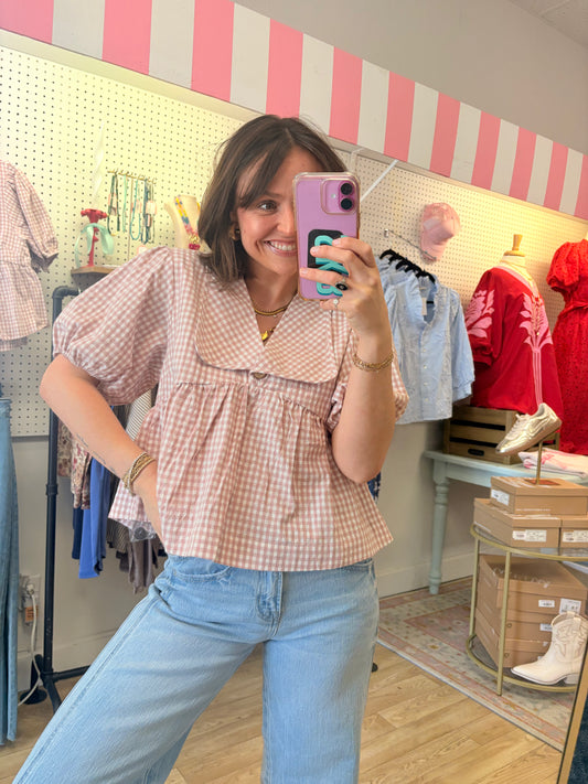 Collared in Confidence Top