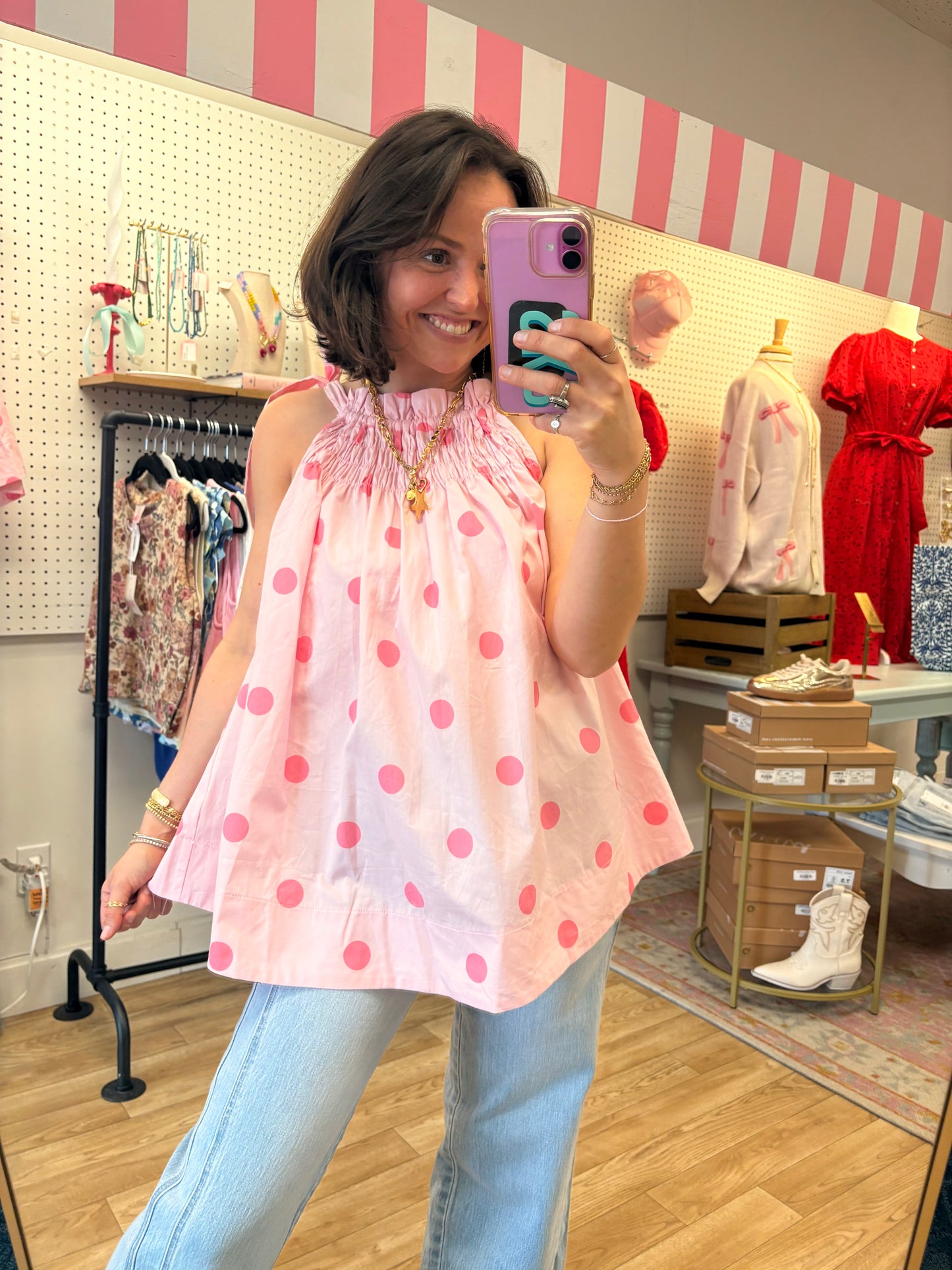 The Darling Dot Blouse