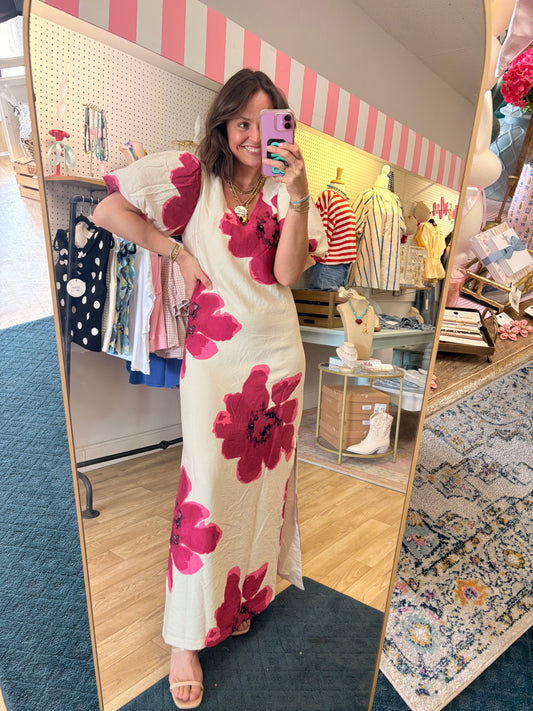 Garden Party Glam Maxi Dress