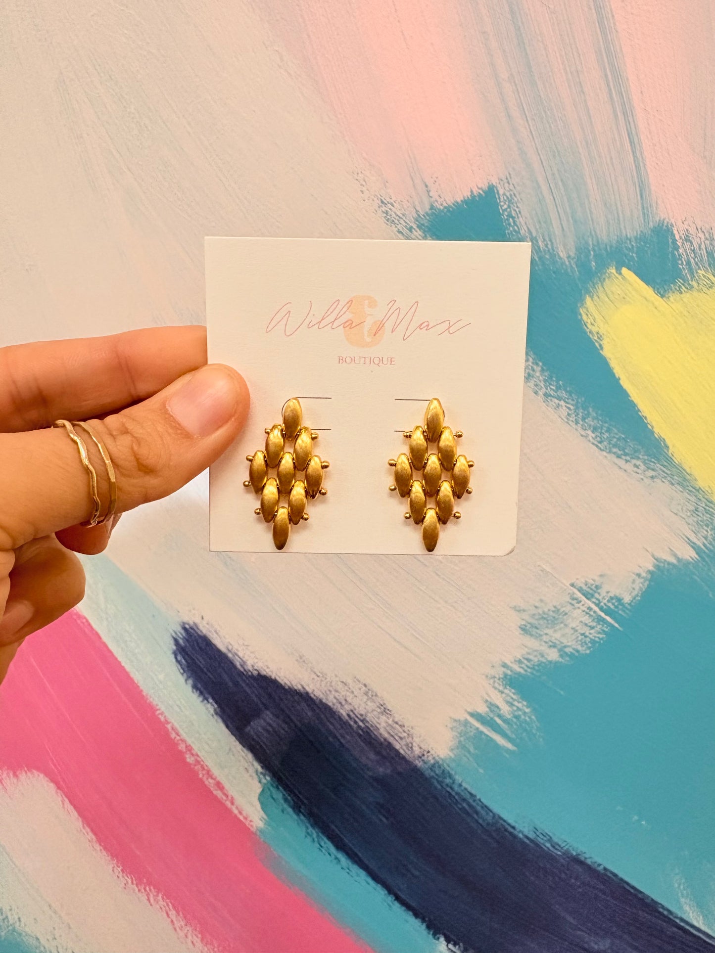 Mystic Gold Studs