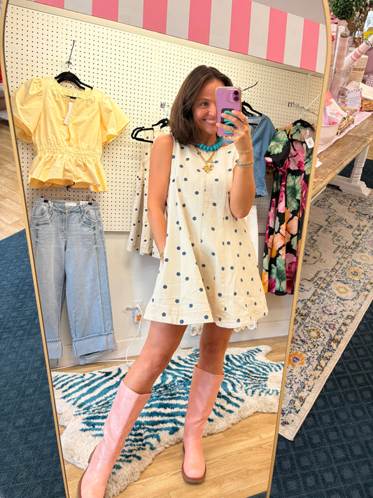 Playful in Polka Dots Romper
