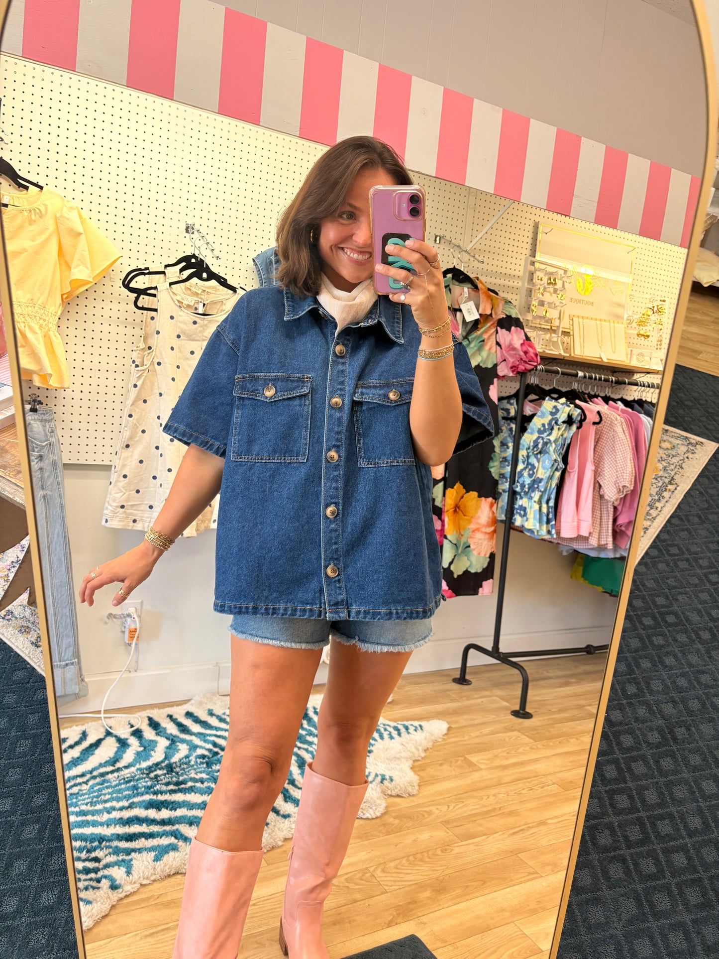 Outlaw Blues Denim Top