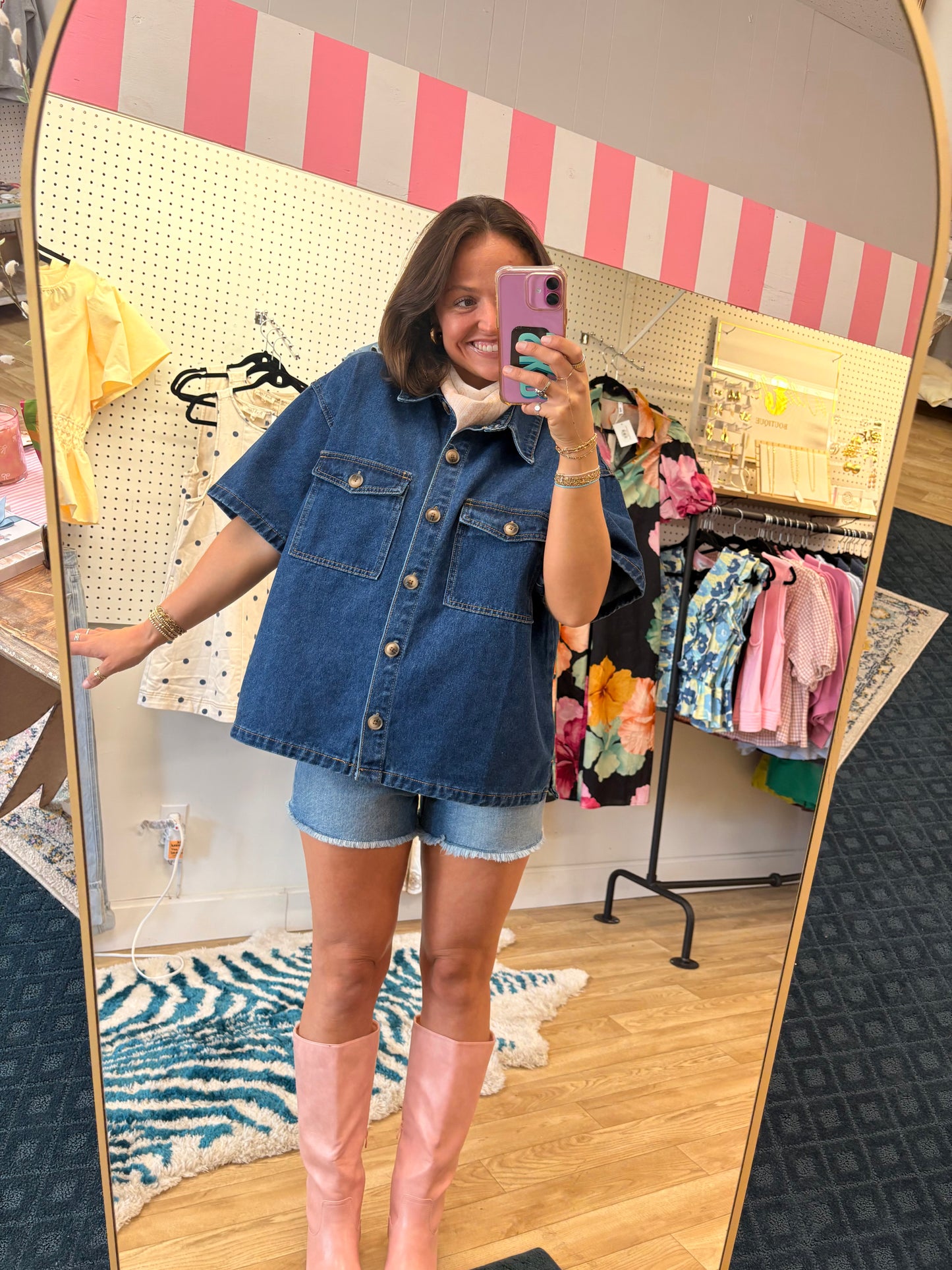 Outlaw Blues Denim Top