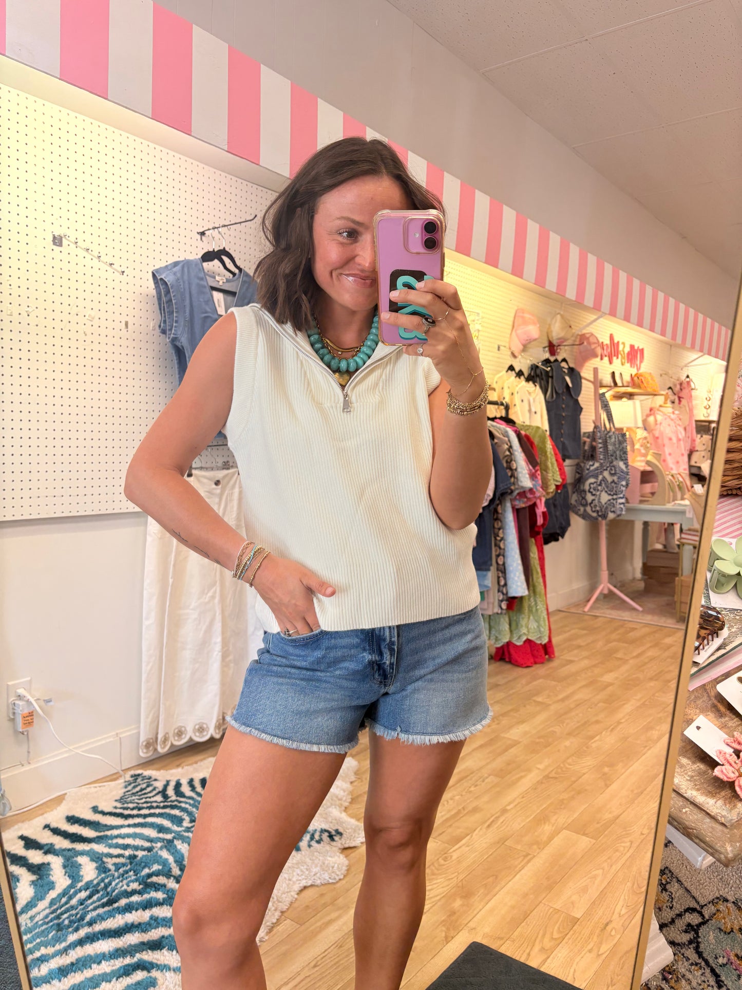 The Uptown Half-Zip Sweater Vest