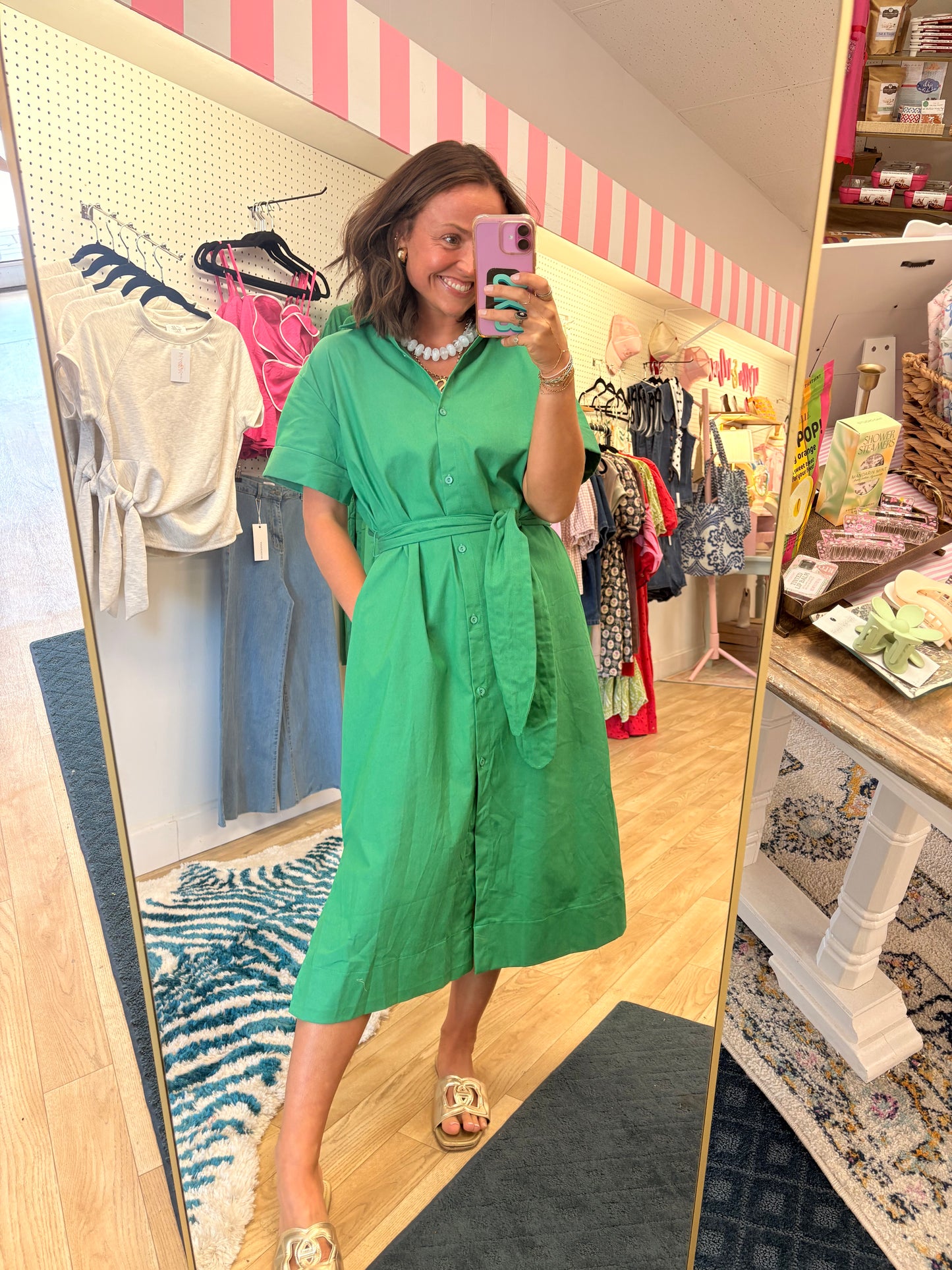 The Timeless Tie-Waist Midi Dress