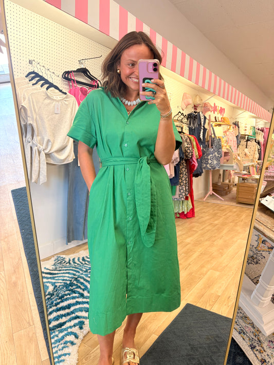 The Timeless Tie-Waist Midi Dress