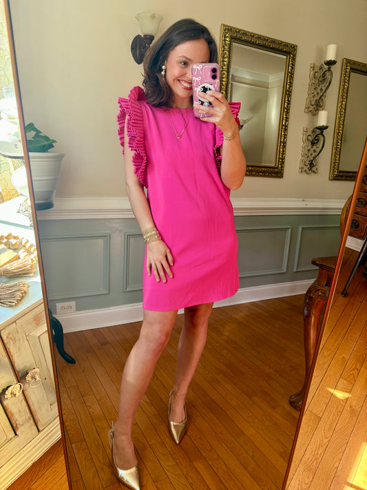 Pleat Don't Let Me Down Dress