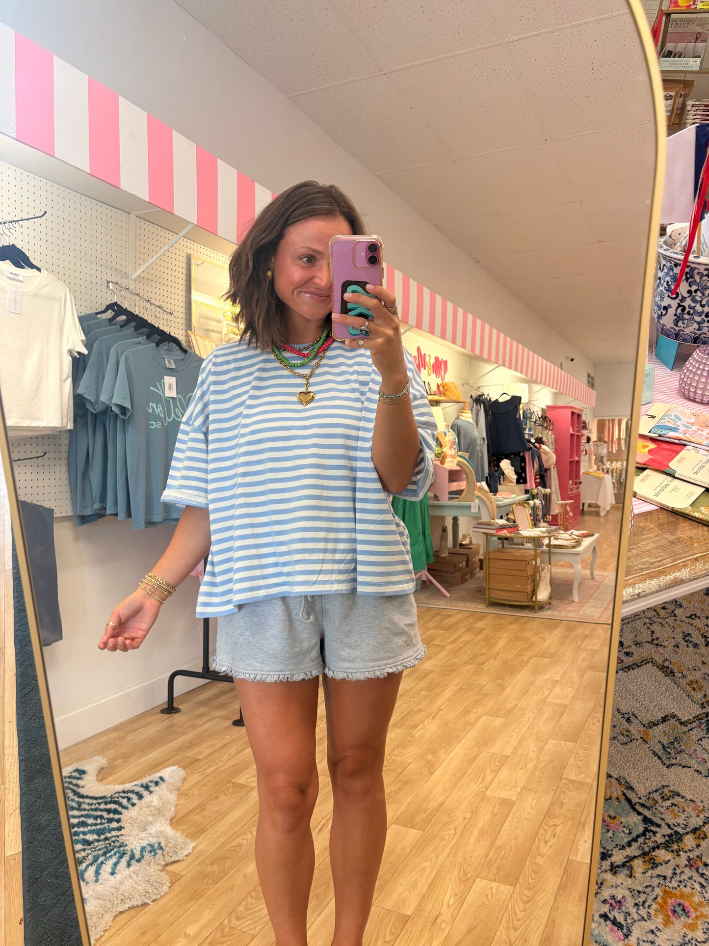 The Throw-On Striped Tee