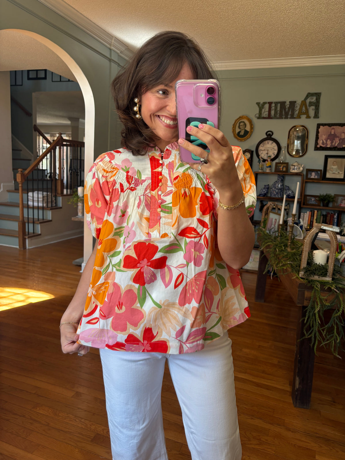 Poppy-lin Perfection Floral Top