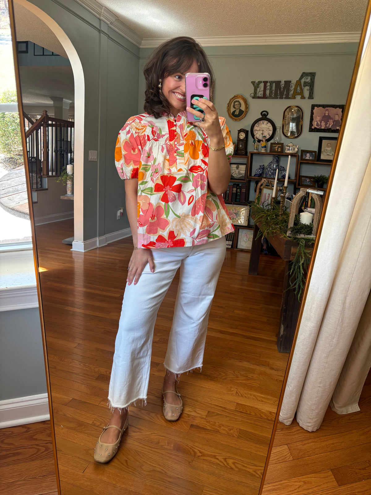 Poppy-lin Perfection Floral Top