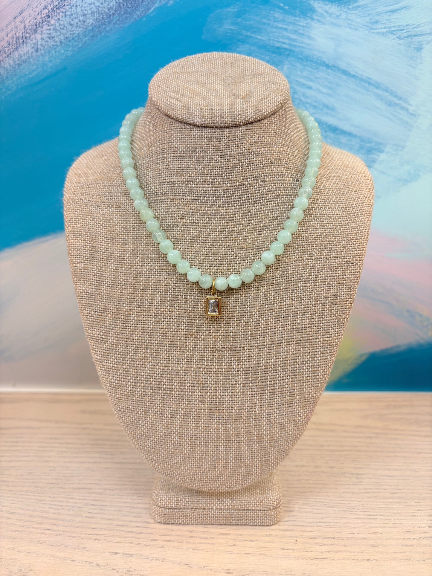 Adley Necklace - Mint