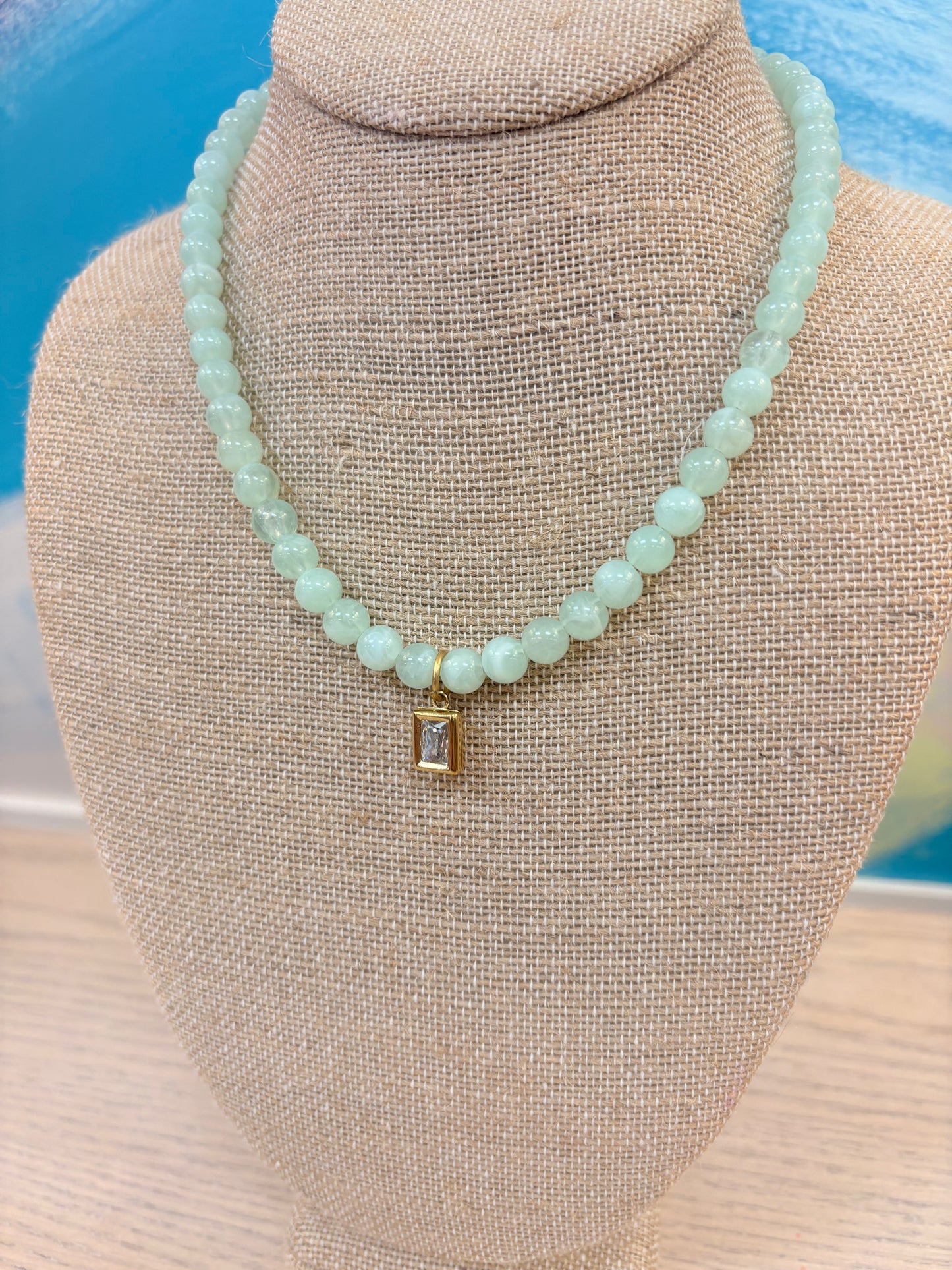 Adley Necklace - Mint