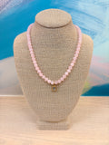 Adley Necklace - Light Pink