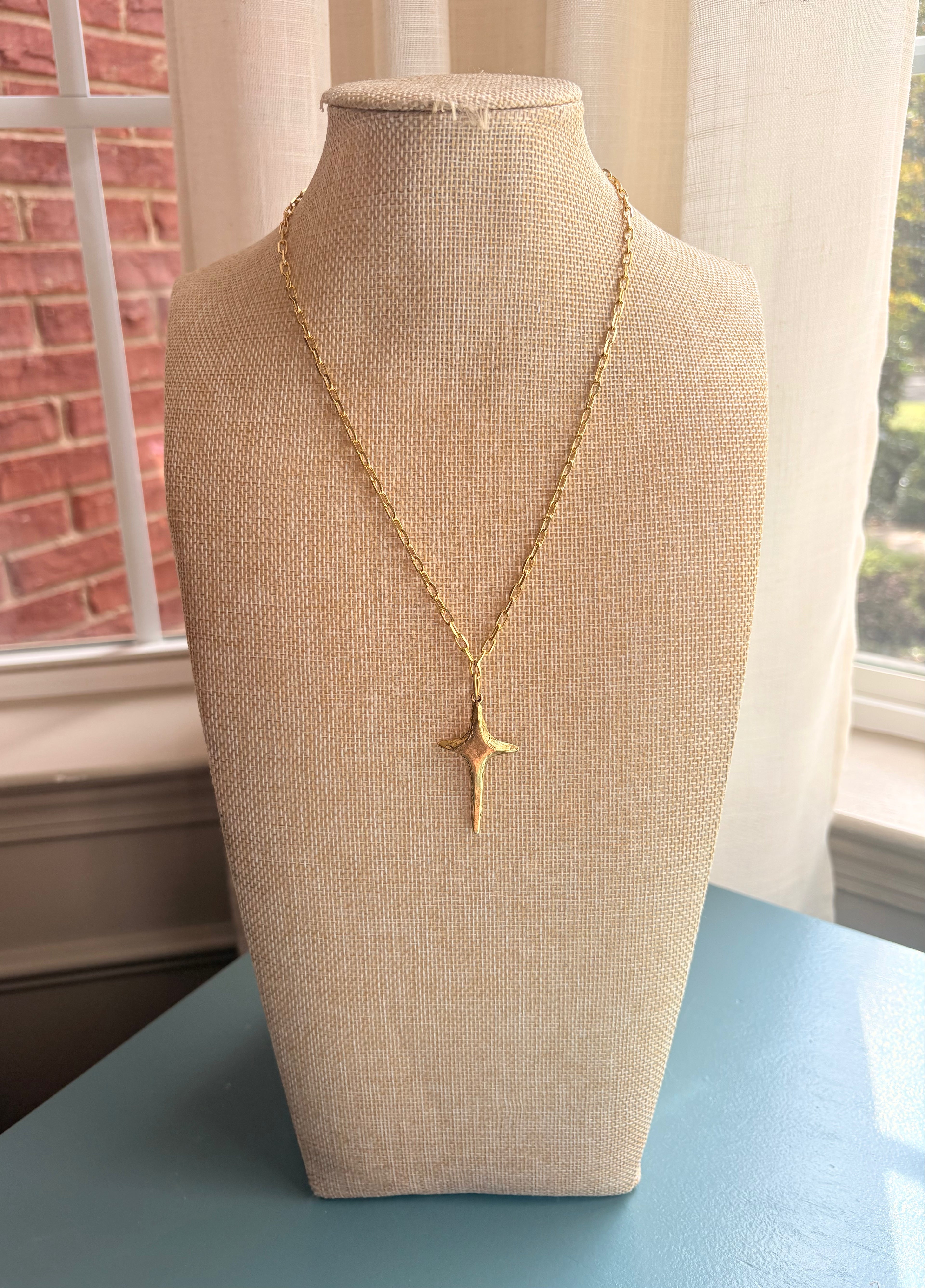 Collins Cross Necklace