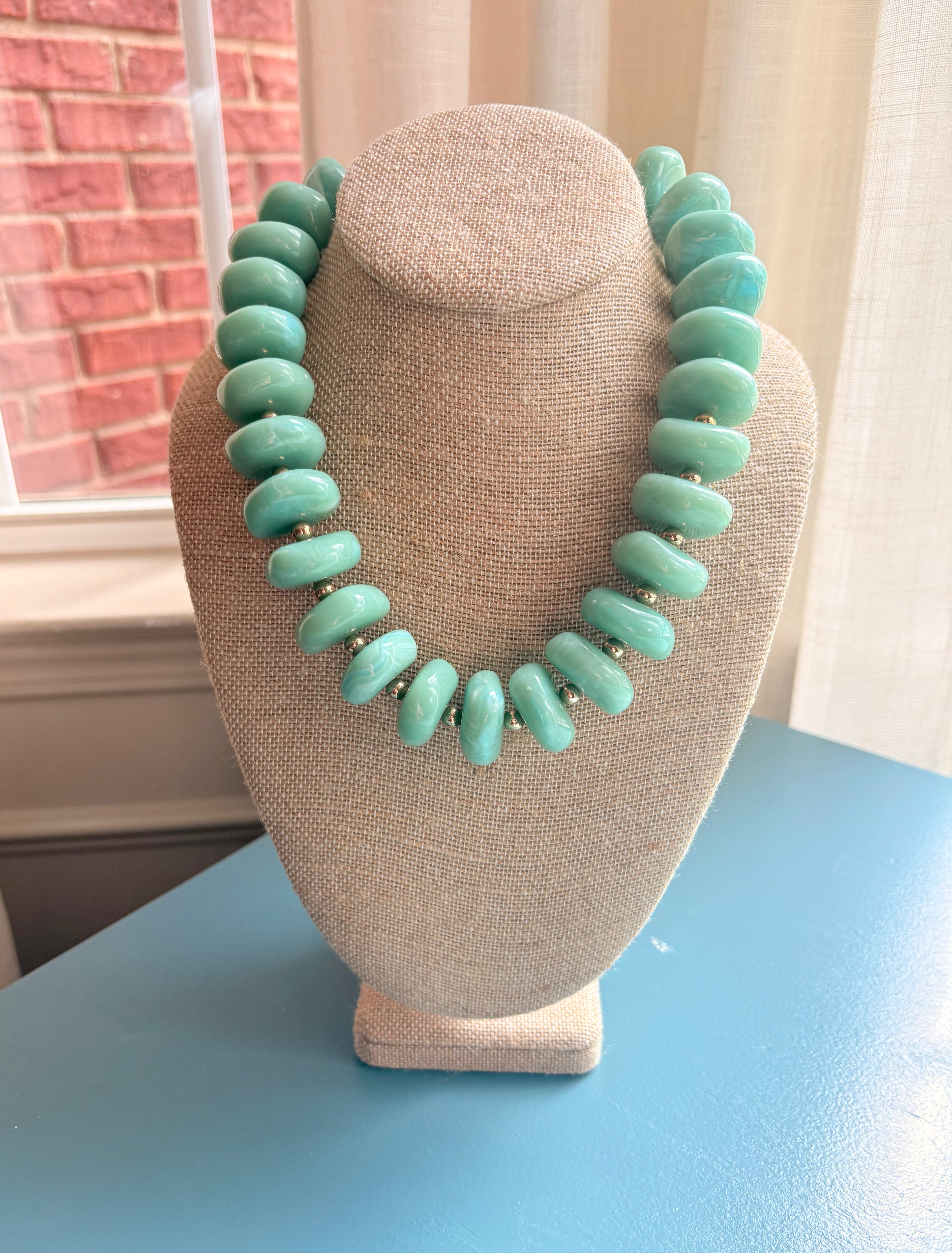 Hayes Abacus Beaded Necklace
