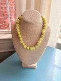 Sullivan Round Resin Beaded Necklace