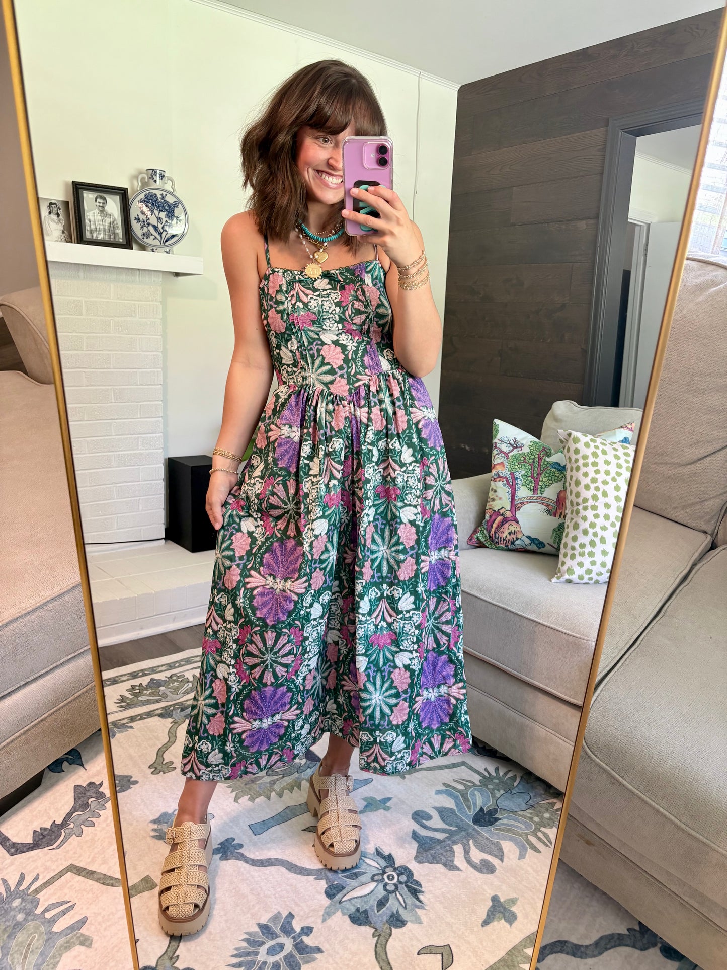 Florally Yours Midi Dress