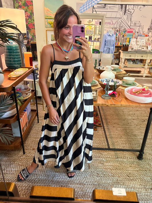 Bold Stripes and Beautiful Maxi Dress