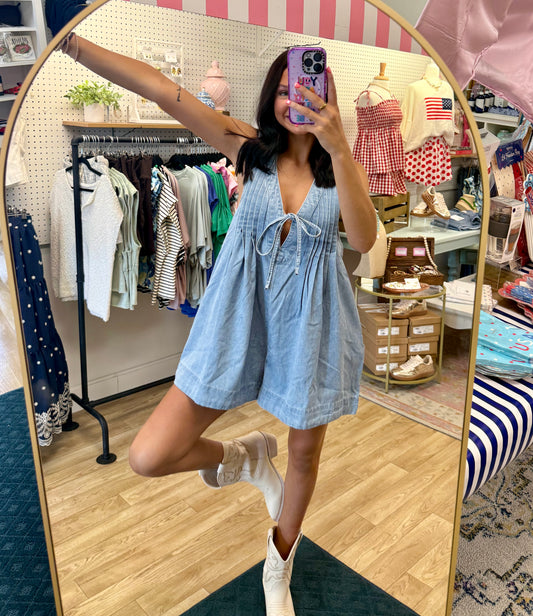 Denim Dreams Short Romper