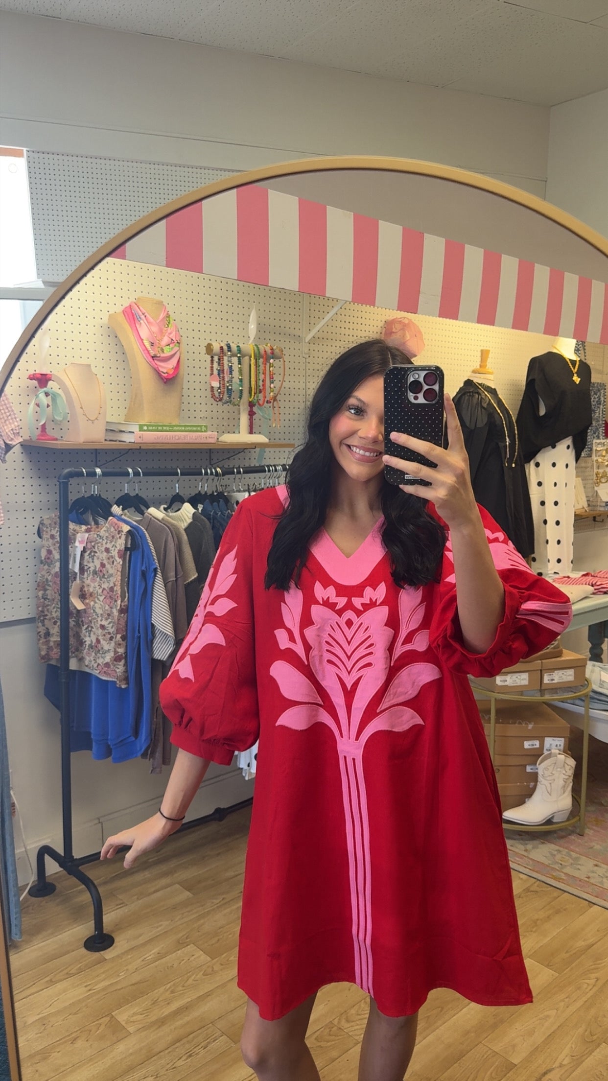 Baroque Bloom Mini Dress