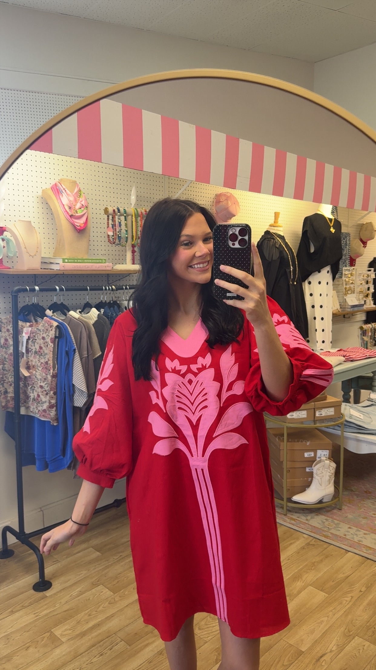 Baroque Bloom Mini Dress