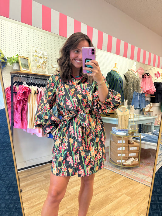 The Bloom Down Midi Dress