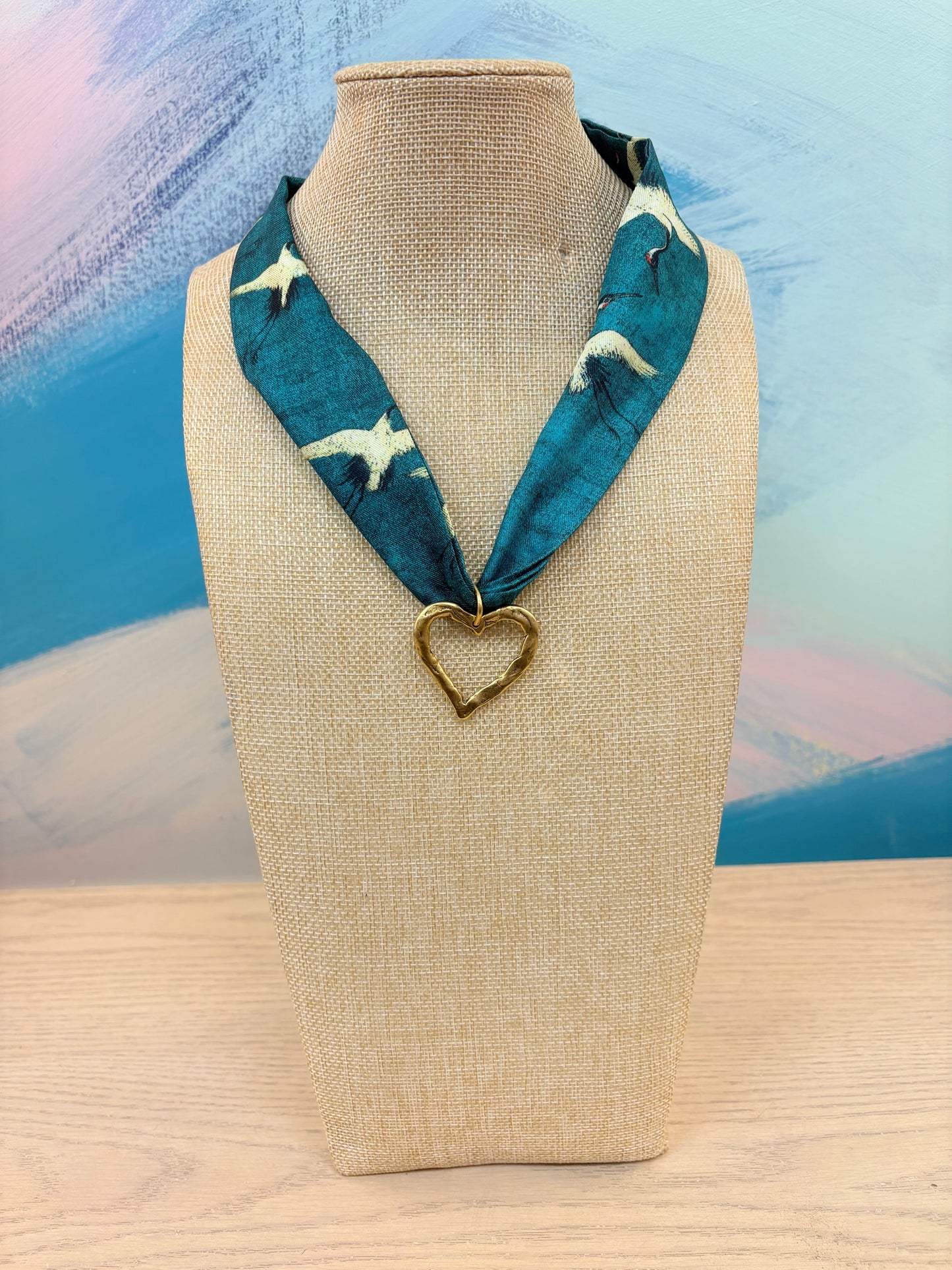 Birds of a Feather Scarf Necklace