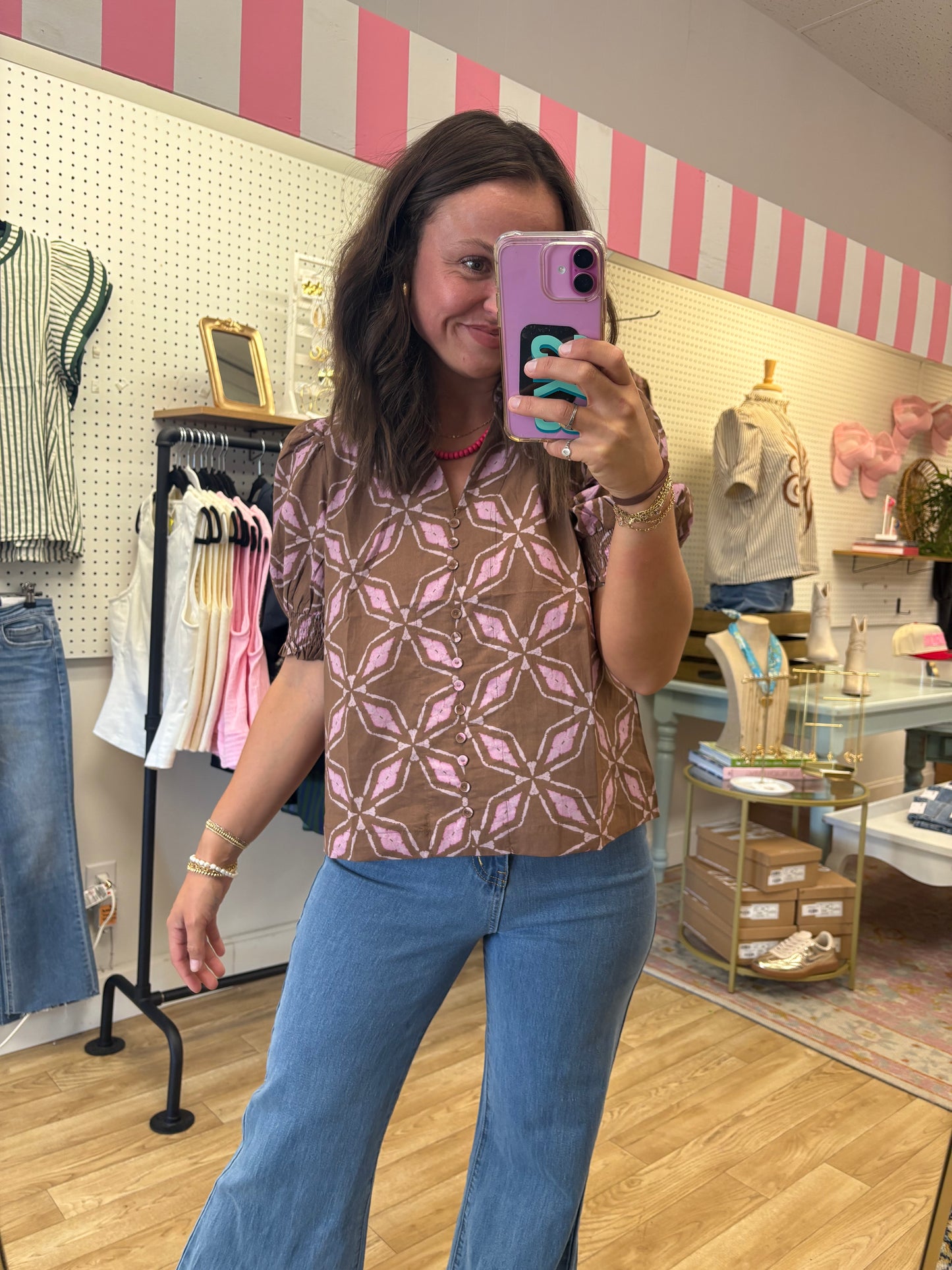 Pop of Pattern Blouse