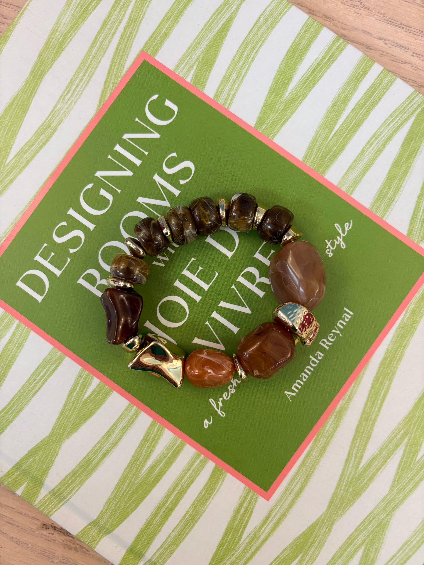 Raelynn Acrylic Beaded Bracelet