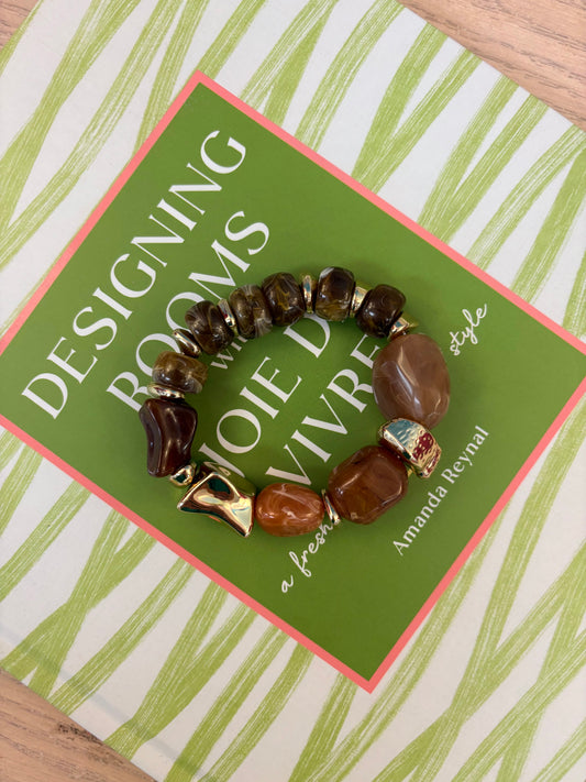 Raelynn Acrylic Beaded Bracelet