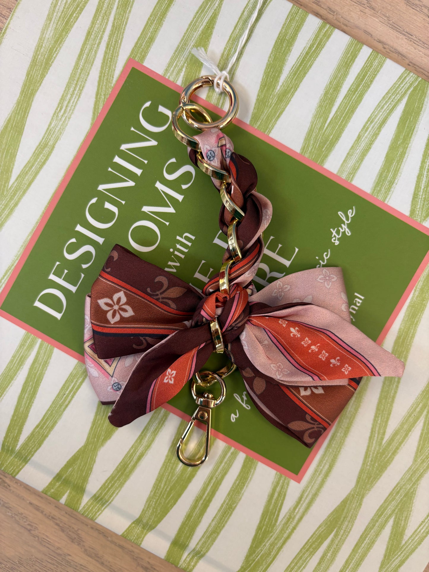 Amy Scarf Charm Keychain