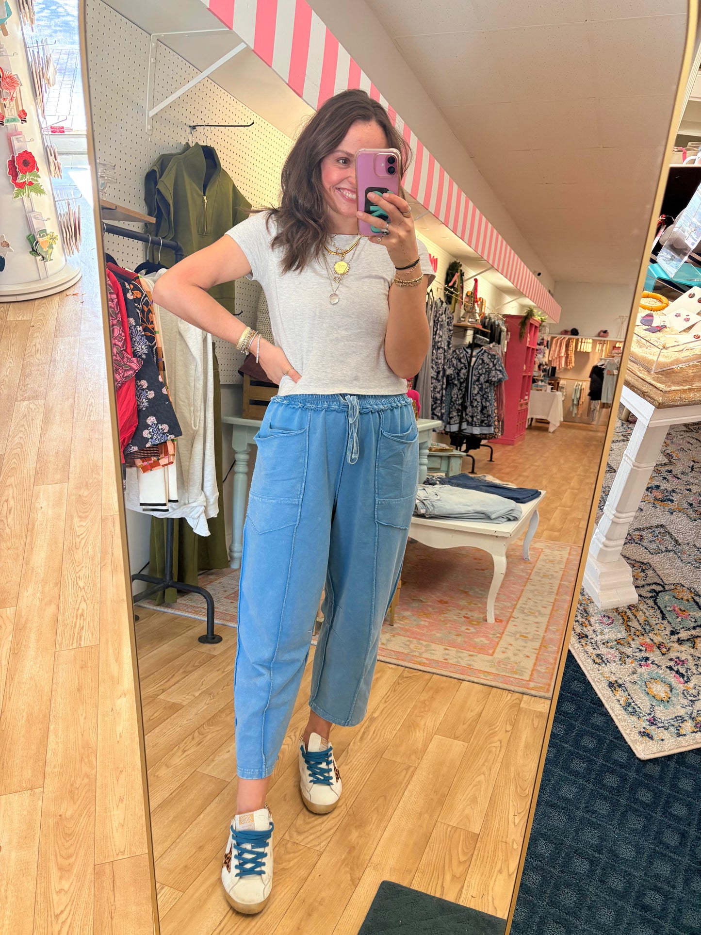 Phoenix Mineral Washed Barrel Pants