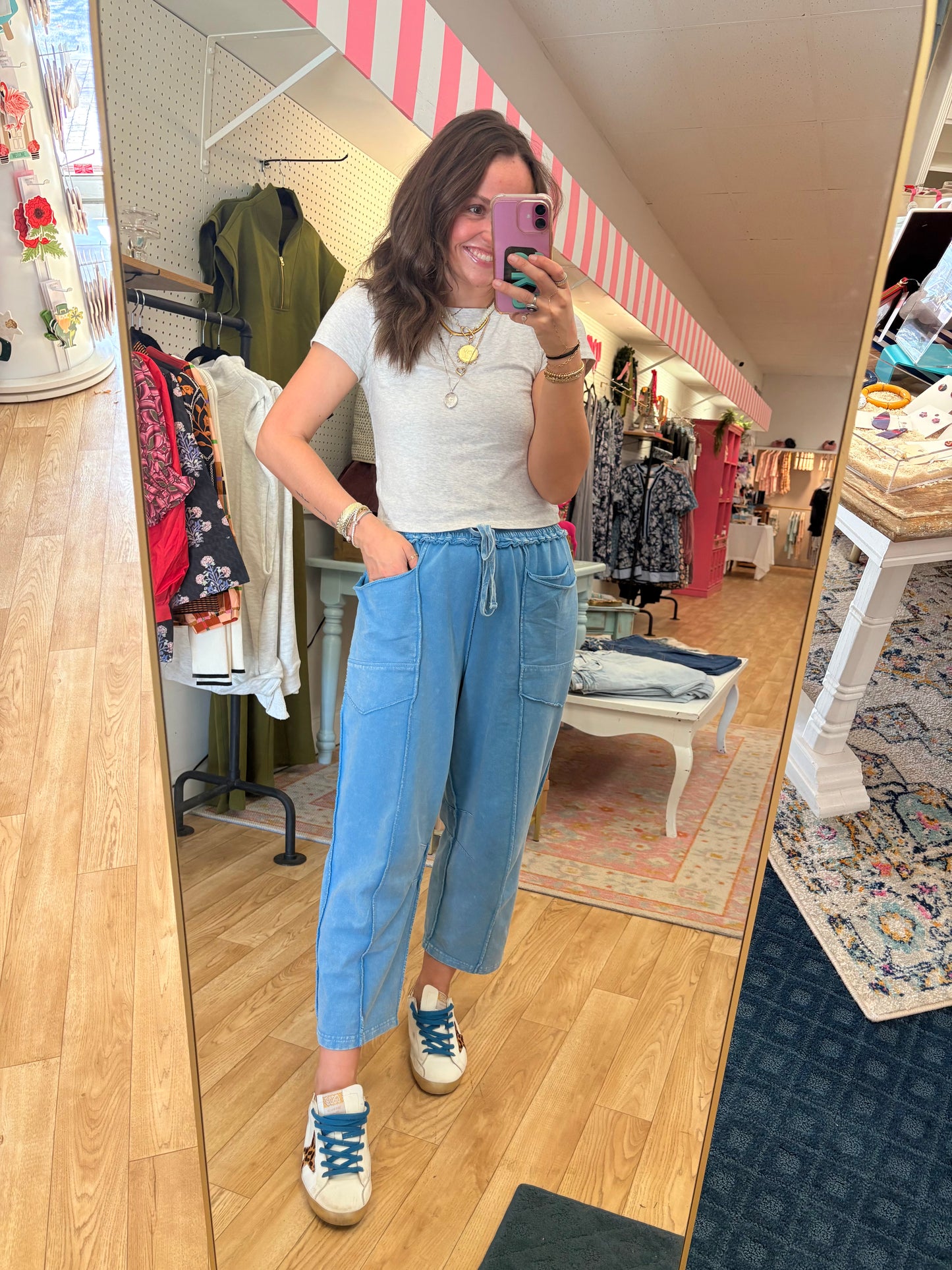 Phoenix Mineral Washed Barrel Pants