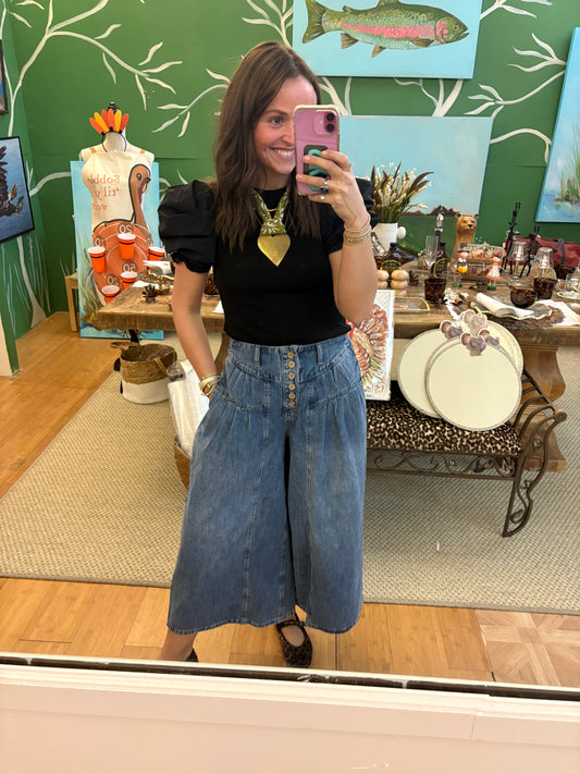 The Cropped Current Denim Jeans