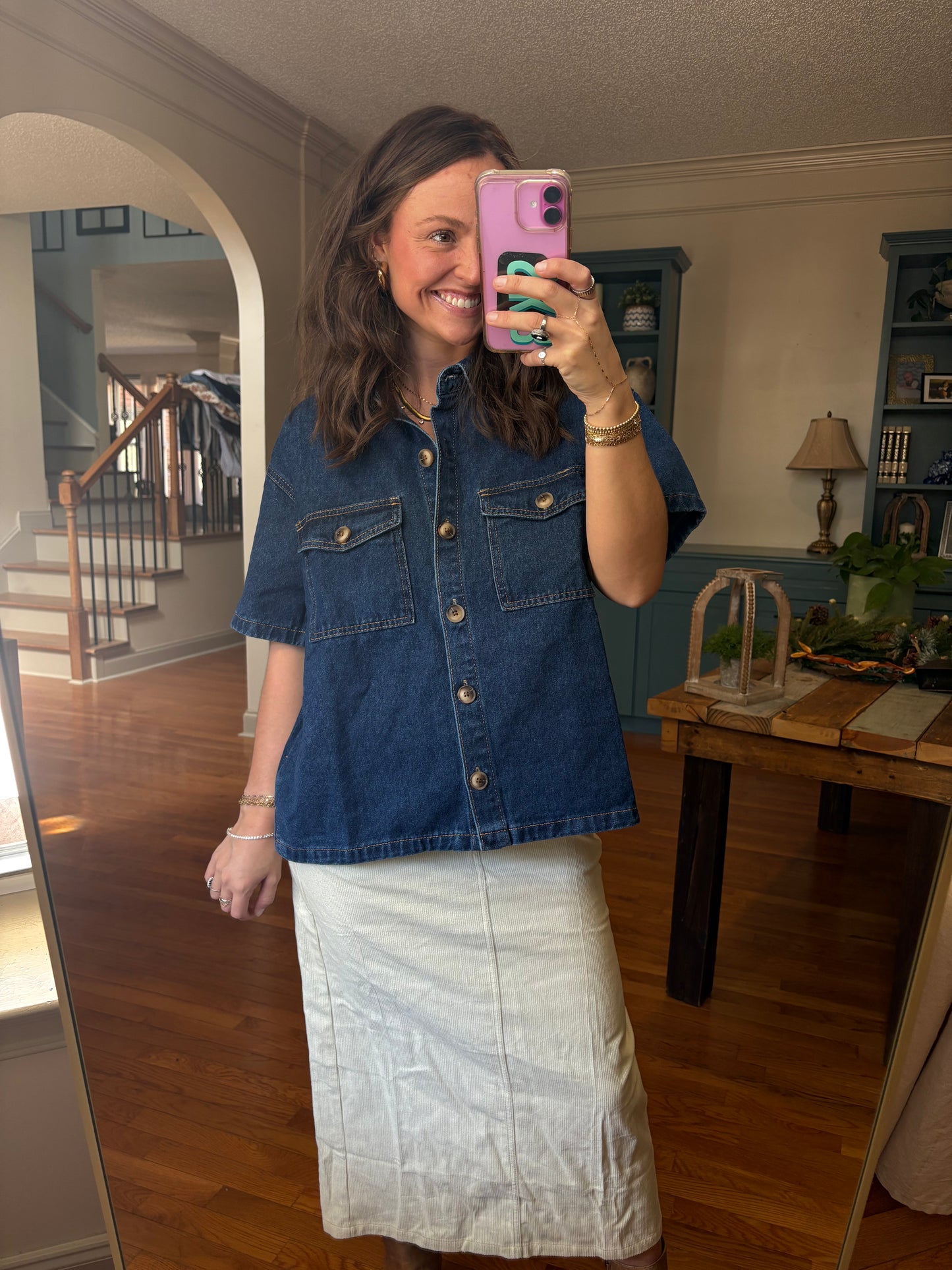 Outlaw Blues Denim Top