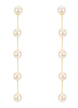 Pippa Pearl Linear Earrings