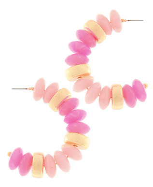 Rhondelle Bead Hoops