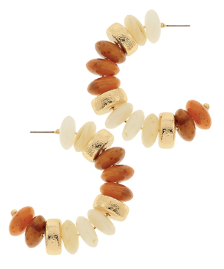 Rhondelle Bead Hoops