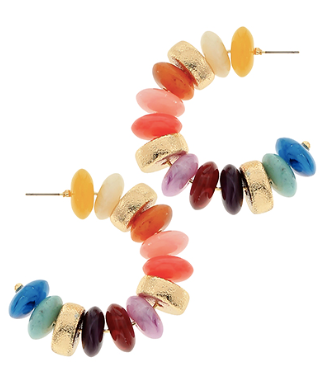 Rhondelle Bead Hoops