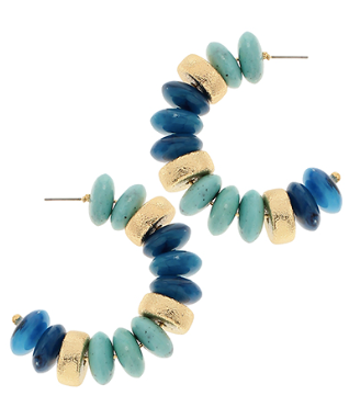 Rhondelle Bead Hoops