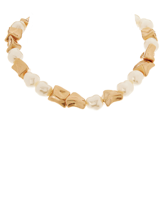 Gianna Baroque Pearl Chunky Necklace