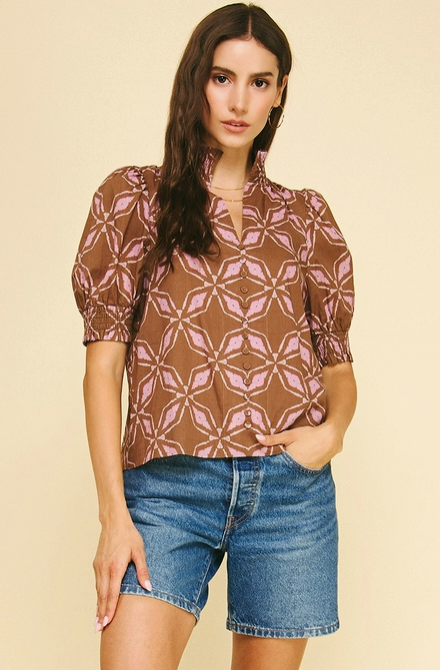 Pop of Pattern Blouse