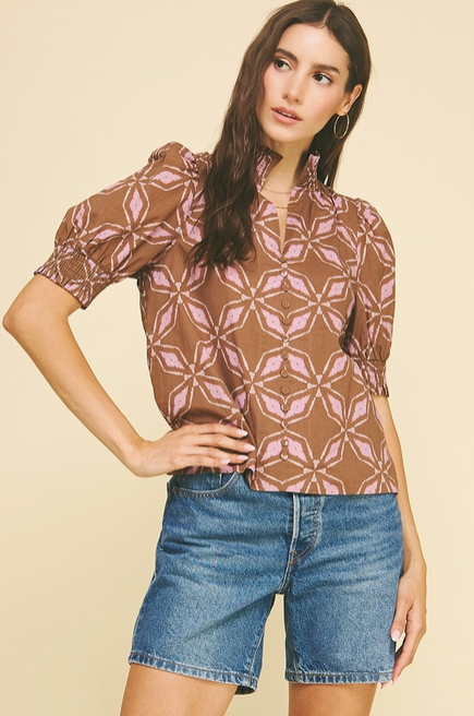 Pop of Pattern Blouse