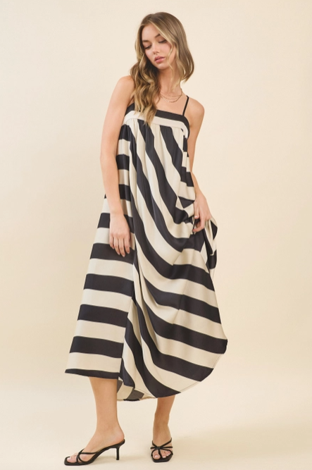 Bold Stripes and Beautiful Maxi Dress